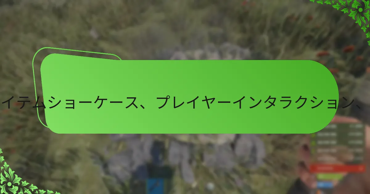 Rustアイテムストア：アイテムショーケース、プレイヤーインタラクション、プロモーションオファー