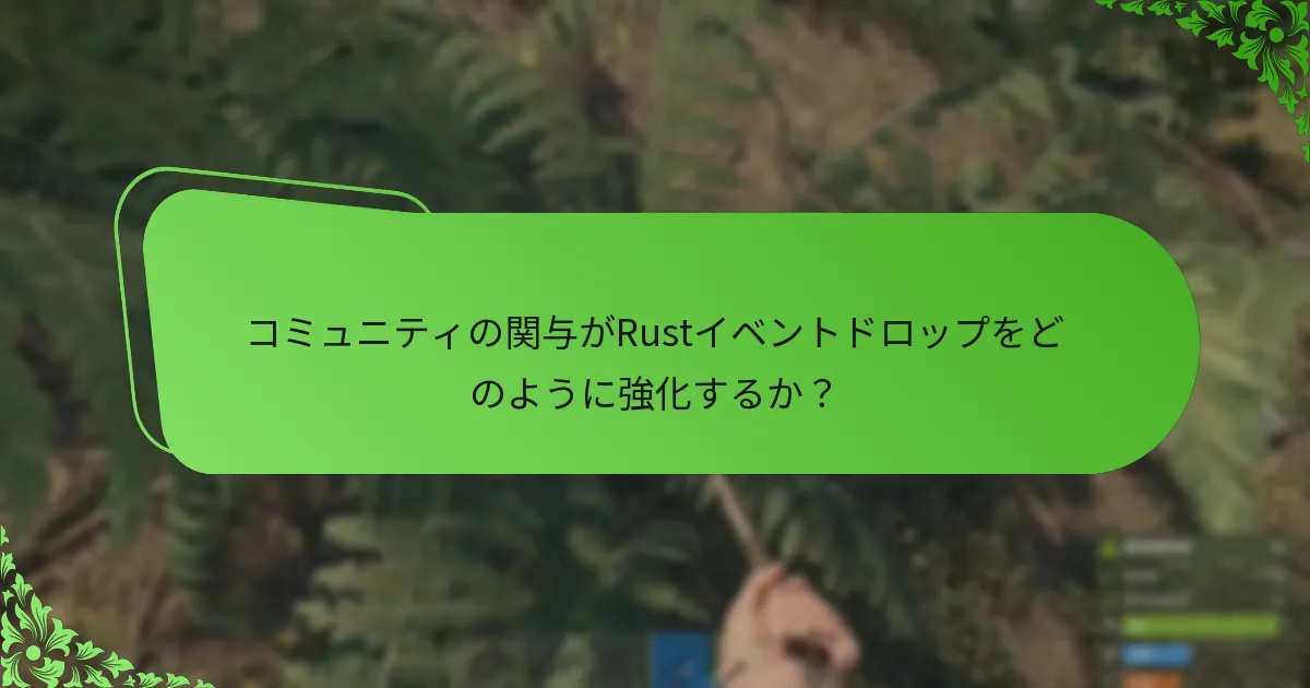 プレイヤーはRustイベントドロップ中にどのようにアイテムをアンロックできるか？