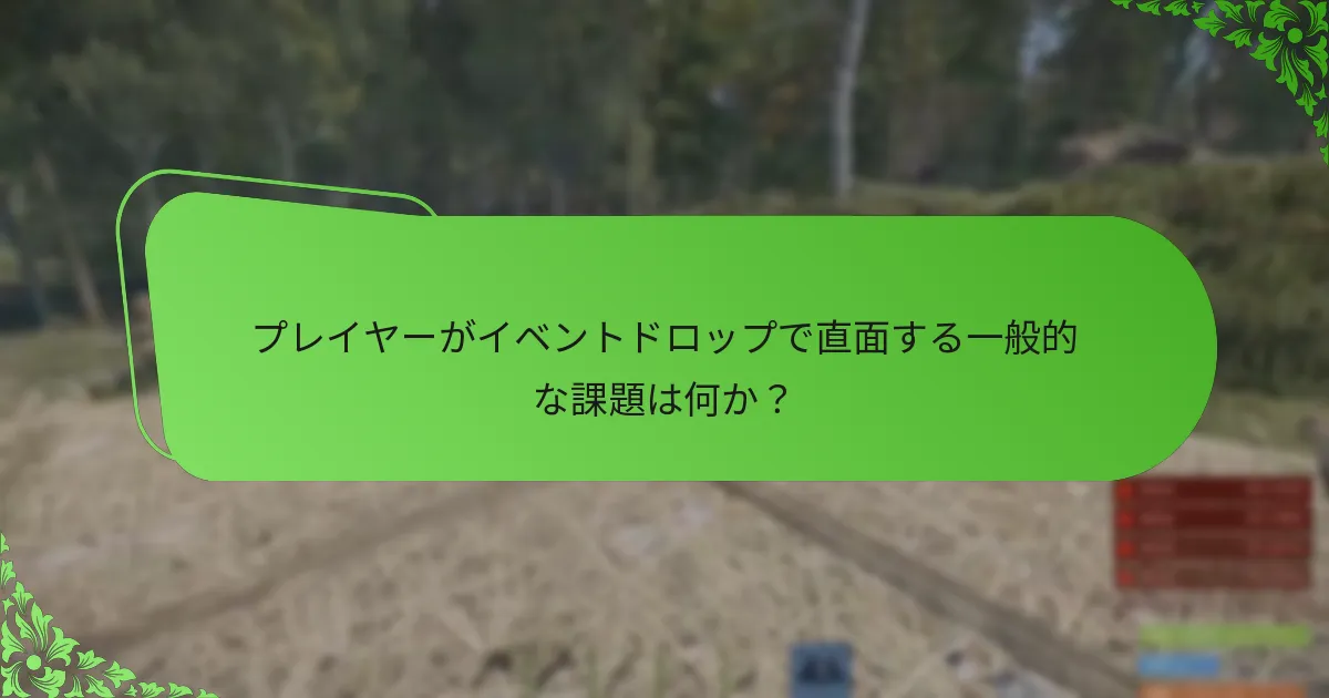プレイヤーはどのようにイベントドロップから独自のアイテムを取得できるのか？