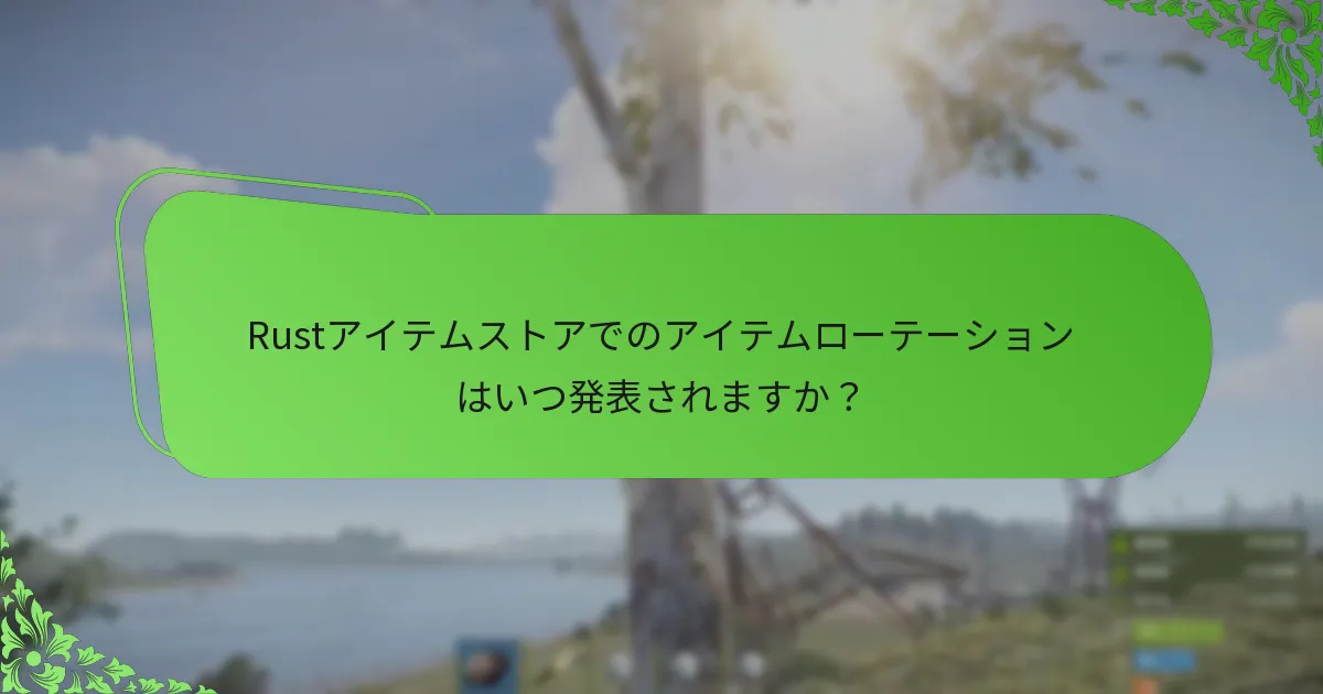 Rustアイテムストアのアイテムの価格戦略は何ですか？