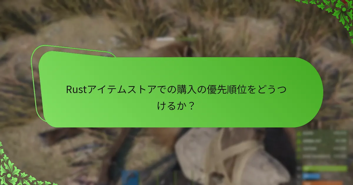 Rustアイテムストアのアイテムはいつローテーションしますか？