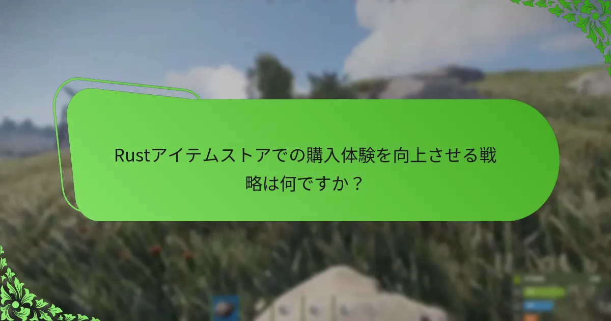 Rustアイテムストアで現在特集されているセールは何ですか？